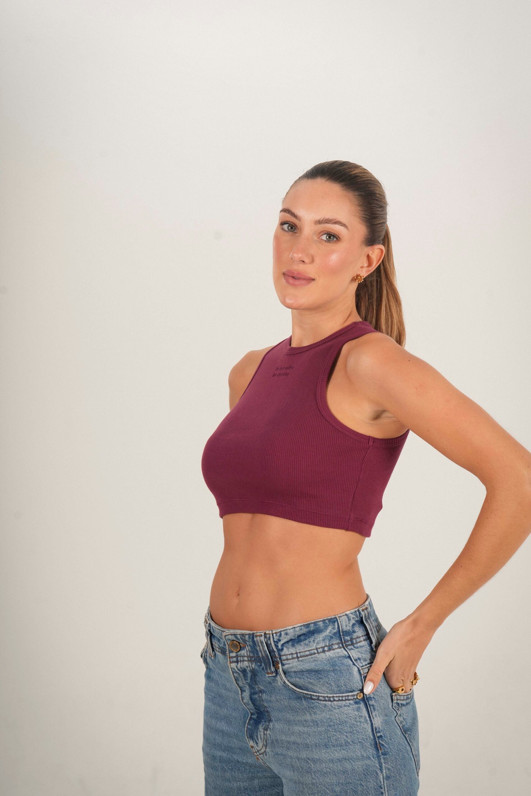 BURGUNDY TOP V1