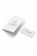 Gift card on a white background